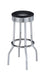 Theodore Upholstered Top Bar Stools Black and Chrome (Set of 2) - Home Discount Furniture - NJ-linden