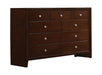 Serenity Rectangular 9-drawer Dresser Rich Merlot - Home Discount Furniture - NJ-linden