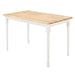 Taffee Rectangle Dining Table Natural Brown and White - Home Discount Furniture - NJ-linden