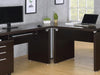 Skylar Contemporary Cappuccino Corner Table - Home Discount Furniture - NJ-linden