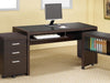 Skeena Computer Desk with Keyboard Drawer Cappuccino - Home Discount Furniture - NJ-linden