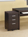 Skeena 3-drawer Mobile Storage Cabinet Cappuccino - Home Discount Furniture - NJ-linden