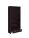Skylar 5-shelf Bookcase with Storage Drawer Cappuccino - Home Discount Furniture - NJ-linden