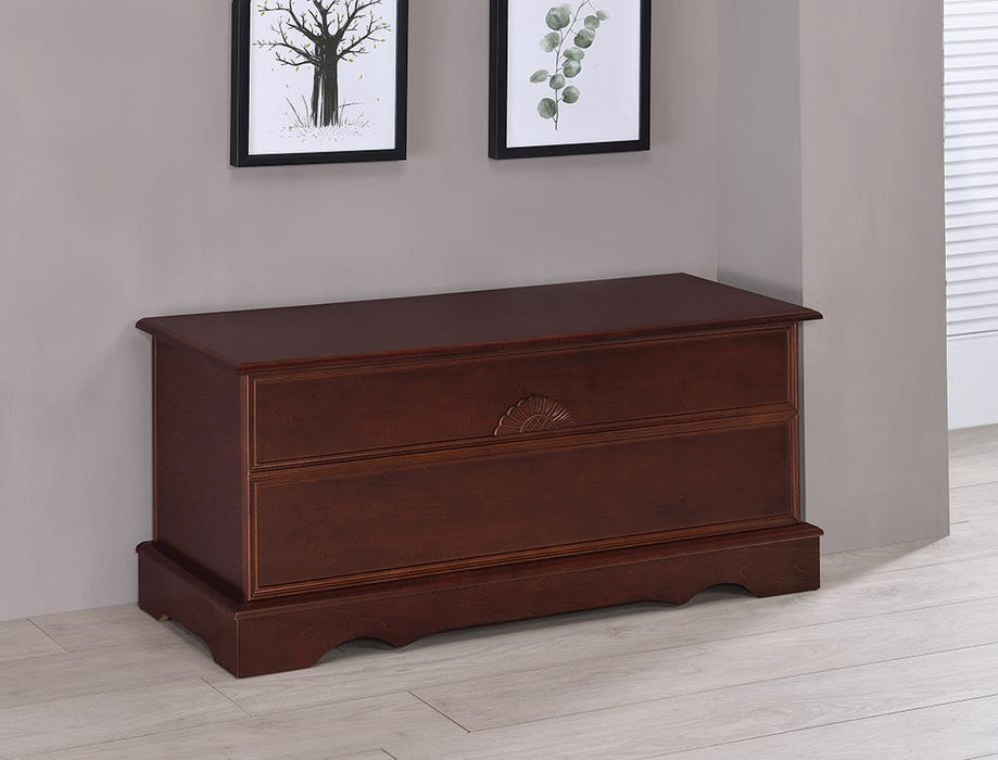 Paula Rectangular Cedar Chest Warm Brown - Home Discount Furniture - NJ-linden