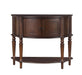 Brenda Console Table with Curved Front Brown - Home Discount Furniture - NJ-linden
