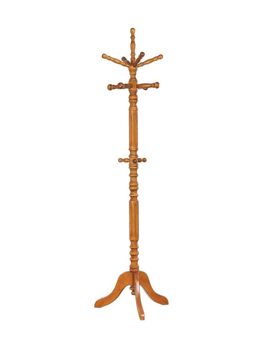 Achelle Coat Rack with 11 Hooks Golden Brown - Home Discount Furniture - NJ-linden