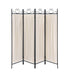 Dove 4-panel Folding Screen Beige and Black - Home Discount Furniture - NJ-linden