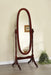 Foyet Oval Cheval Mirror Merlot - Home Discount Furniture - NJ-linden