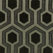 Jansen Hexagon Patterned Accent Chair Grey and Black - Home Discount Furniture - NJ-linden