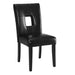 Shannon Open Back Upholstered Dining Chairs Black (Set of 2) - Home Discount Furniture - NJ-linden