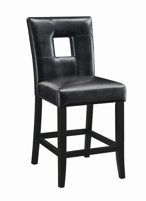 Shannon Open Back Upholstered Dining Chairs Black (Set of 2) - Home Discount Furniture - NJ-linden