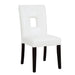 Shannon Open Back Upholstered Dining Chairs White (Set of 2) - Home Discount Furniture - NJ-linden