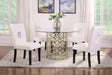 Shannon Open Back Upholstered Dining Chairs White (Set of 2) - Home Discount Furniture - NJ-linden