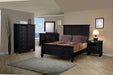 Sandy Beach Door Chest with Concealed Storage Black - Home Discount Furniture - NJ-linden