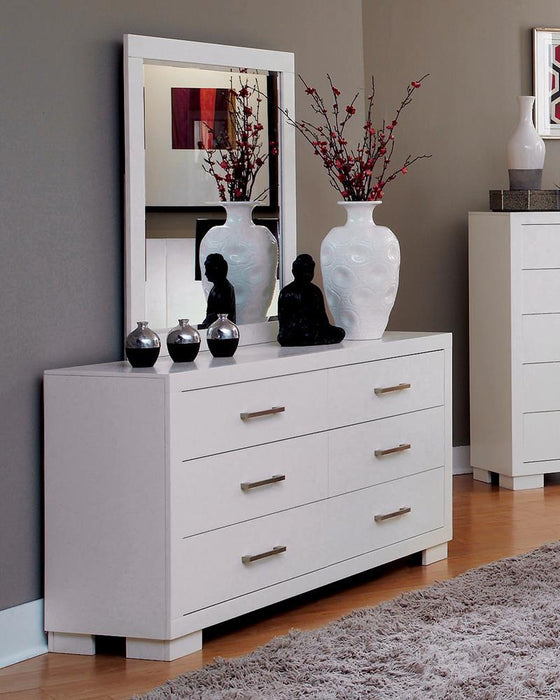 Jessica 6-drawer Dresser White - Home Discount Furniture - NJ-linden