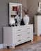 Jessica Rectangular Dresser Mirror White - Home Discount Furniture - NJ-linden