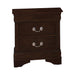 Louis Philippe 2-drawer Nightstand Cappuccino - Home Discount Furniture - NJ-linden