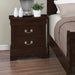Louis Philippe 2-drawer Nightstand Cappuccino - Home Discount Furniture - NJ-linden