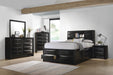 Briana Queen Platform Storage Bed Black - Home Discount Furniture - NJ-linden