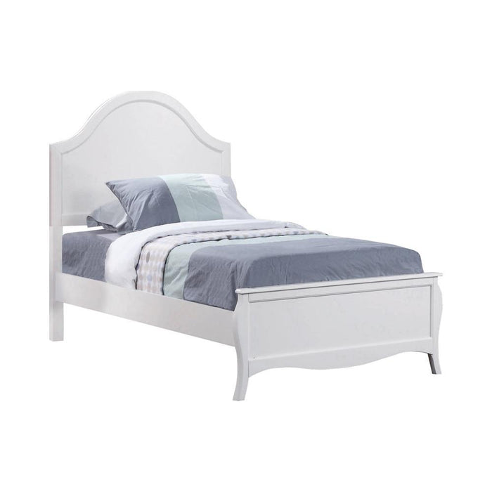 Dominique Twin Panel Bed Cream White - Home Discount Furniture - NJ-linden