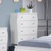 Dominique 4-drawer Chest Cream White - Home Discount Furniture - NJ-linden