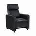 Toohey Home Theater Push Back Recliner Black - Home Discount Furniture - NJ-linden