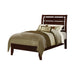 Serenity Twin Panel Bed with Cut-out Headboard Rich Merlot - Home Discount Furniture - NJ-linden
