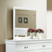 Louis Philippe Beveled Edge Square Dresser Mirror White - Home Discount Furniture - NJ-linden