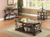 Laney Sofa Table Deep Merlot and Clear - Home Discount Furniture - NJ-linden