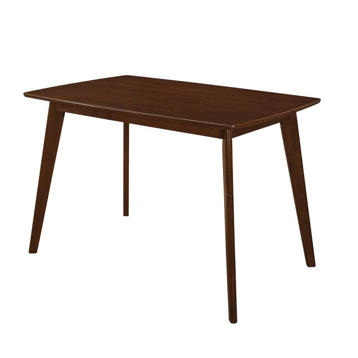Kersey Dining Table with Angled Legs Chestnut - Home Discount Furniture - NJ-linden