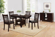 Lavon Padded Dining Side Chairs Espresso and Black (Set of 2) - Home Discount Furniture - NJ-linden
