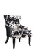 Trea Cowhide Print Accent Chair Black and White - Home Discount Furniture - NJ-linden