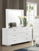 Felicity 6-drawer Dresser Glossy White - Home Discount Furniture - NJ-linden