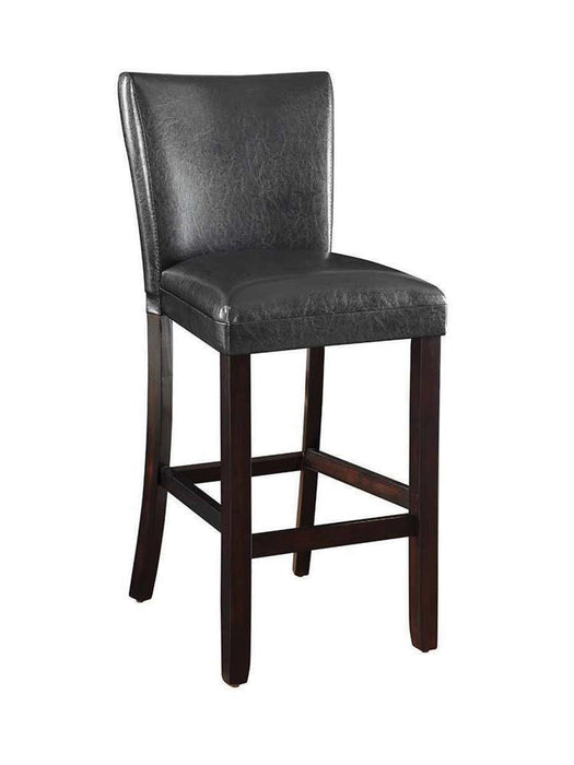 Alberton Upholstered Bar Stools Black and Cappuccino (Set of 2) - Home Discount Furniture - NJ-linden