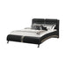 Jeremaine Queen Upholstered Bed Black - Home Discount Furniture - NJ-linden