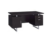 Lawtey Rectangular Storage Office Desk Cappuccino - Home Discount Furniture - NJ-linden