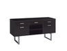 Lawtey 5-drawer Credenza with Adjustable Shelf Cappuccino - Home Discount Furniture - NJ-linden