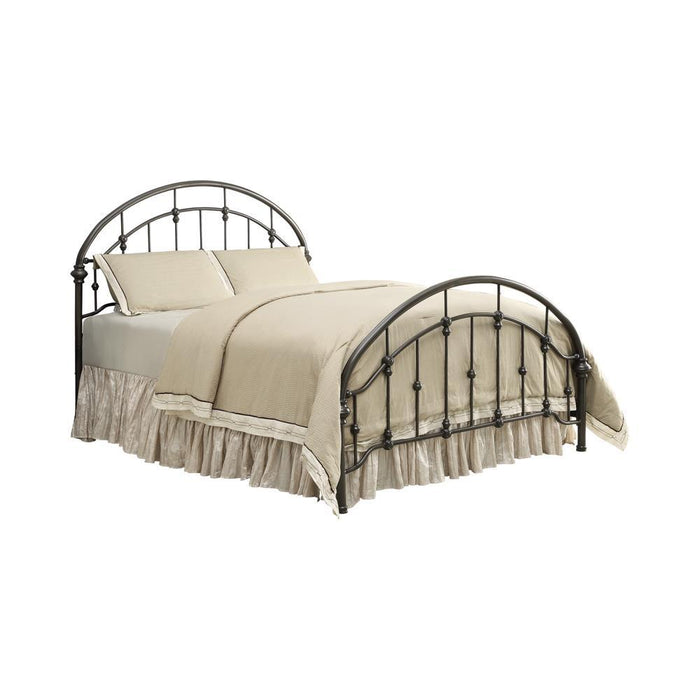 Rowan Eastern King Bed Dark Bronze - Home Discount Furniture - NJ-linden