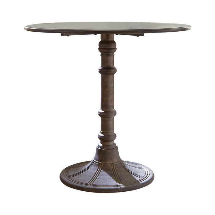Oswego Round Bistro Dining Table Bronze - Home Discount Furniture - NJ-linden