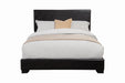 Conner Eastern King Upholstered Panel Bed Black - Home Discount Furniture - NJ-linden