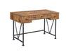 Analiese 3-drawer Writing Desk Antique Nutmeg and Black - Home Discount Furniture - NJ-linden