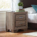 Kauffman 2-drawer Nightstand Washed Taupe - Home Discount Furniture - NJ-linden