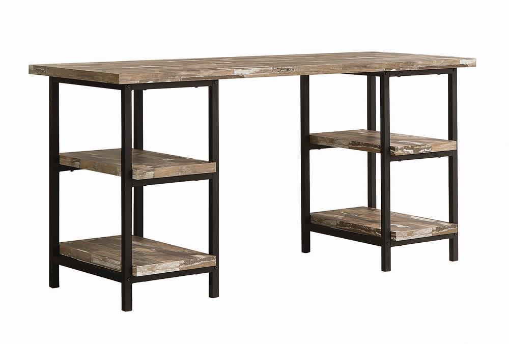 Kemper 4-shelf Writing Desk Salvaged Cabin - Home Discount Furniture - NJ-linden