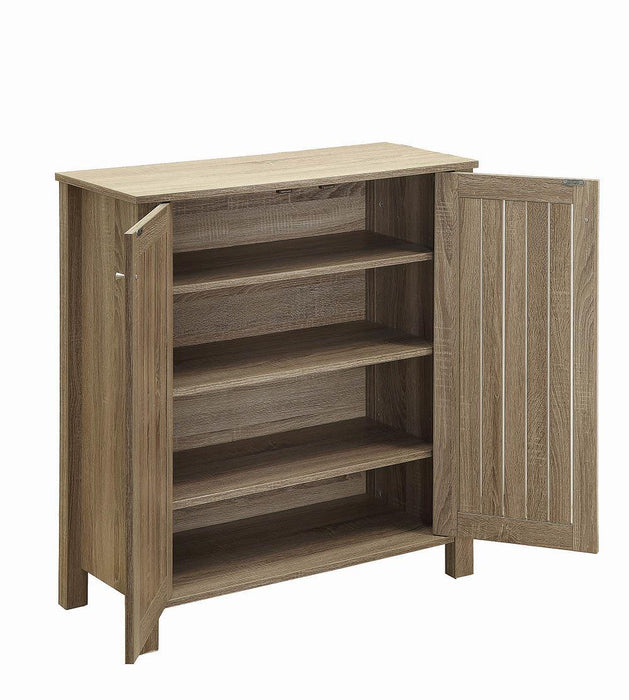 Marisa 4-shelf Shoe Cabinet Dark Taupe - Home Discount Furniture - NJ-linden