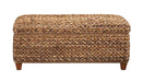 Laughton Hand-Woven Banana Leaf Storage Trunk Amber - Home Discount Furniture - NJ-linden