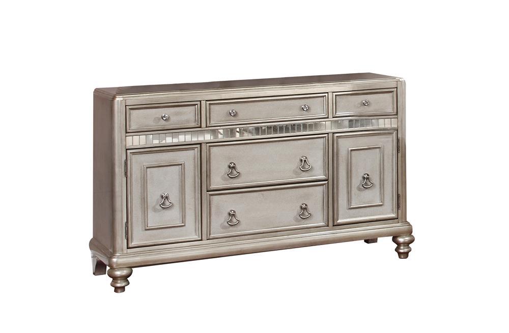 Bling Game 5-drawer Dining Server Metallic Platinum - Home Discount Furniture - NJ-linden