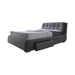 Fenbrook Eastern King Tufted Upholstered Storage Bed Grey - Home Discount Furniture - NJ-linden