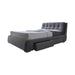 Fenbrook Queen Tufted Upholstered Storage Bed Grey - Home Discount Furniture - NJ-linden