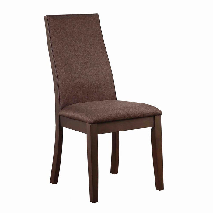 Spring Creek Upholstered Side Chairs Rich Cocoa Brown (Set of 2) - Home Discount Furniture - NJ-linden