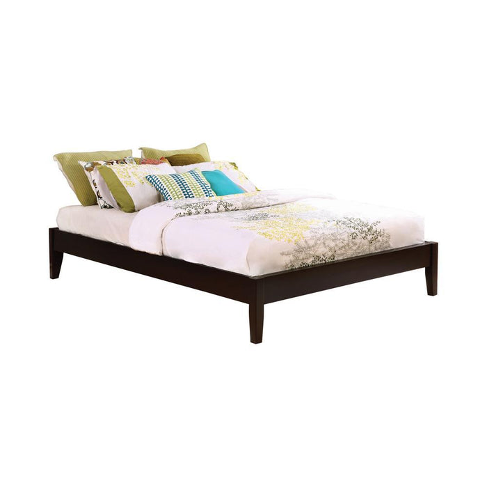 Hounslow Queen Universal Platform Bed Cappuccino - Home Discount Furniture - NJ-linden